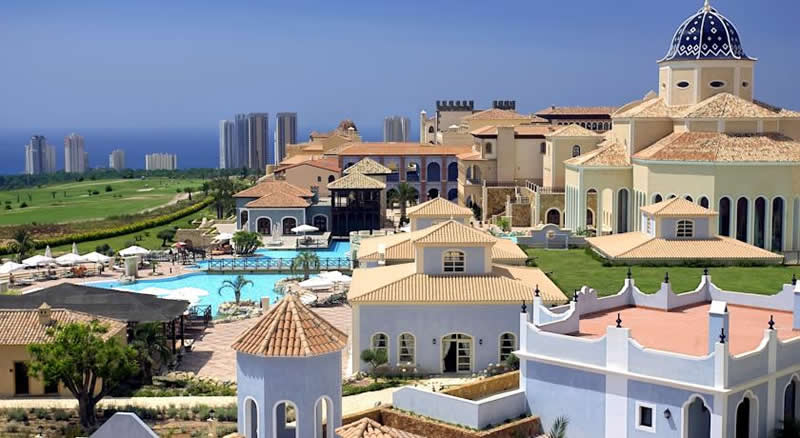 Melia Villaitana Golf Resort Hotel - Benidorm ariel view of the Melia Villaitana Golf Resort Hotel - Benidorm